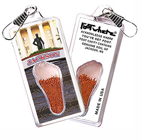 Jackson FootWhere Souvenir Lanyards. (JK300 - Assorted) 6 Piece Set.