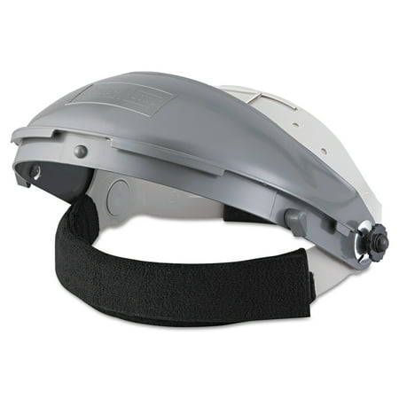 Fibre-Metal by Honeywell High Performance Face Shield Assembly, 3" Crown Ratchet, Noryl, Gray -FBRF300