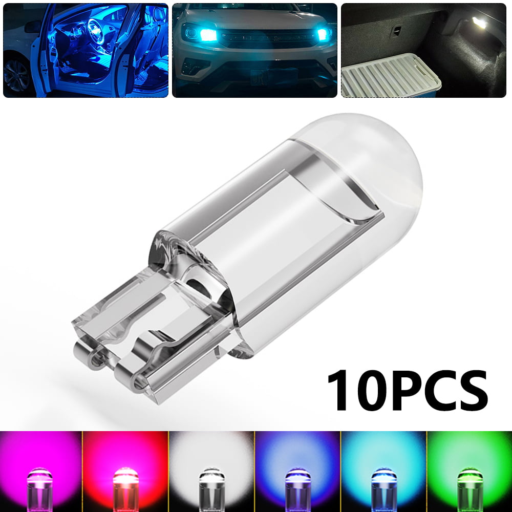 2PCS T10 W5W LED car interior light COB marker lamp 12V 168 194 501 Side Wedge p 