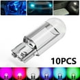 thumbnail image 2 of Miuline 194 LED Car Bulb 3030 Chipset T10 194 168 W5W LED Light Bulb 1.5W 12V License Plate Light Courtesy Step Light Trunk Lamp Clearance Lights, 2 of 9