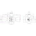 thumbnail image 3 of Satin Nickel Entry Door Knob and Single Cylinder Deadbolt Combo, 6-Way Universal Fit, 3 of 10