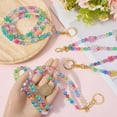 thumbnail image 3 of 4pcs Colorful Acrylic Plastic Mixed Color Bead Teacher Lanyard Breakaway Id Badge Strap Necklaces Bulk for DIY Adults Office Women School Teacher Nurses Id Cards, 3 of 5