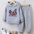 thumbnail image 2 of Kaprioy Baby Girl Fall Winter Clothes Fall Baby Girls Clothes Toddler Clothes Baby Outfits Hoodie Pants Set Fall Winter Clothing, 2 of 9