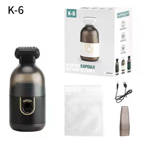 Mini PC Vacuum Cleaner K6 2200Pa Wireless Small Handheld Car Interior Desktop Dust Cleaning Tools Portable Car Vacuum Cleaner