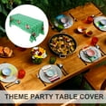thumbnail image 5 of LOLIPPYY Disposable Rectangular Football Tablecloth - Game Day Party Table Cover and Favor, 5 of 7