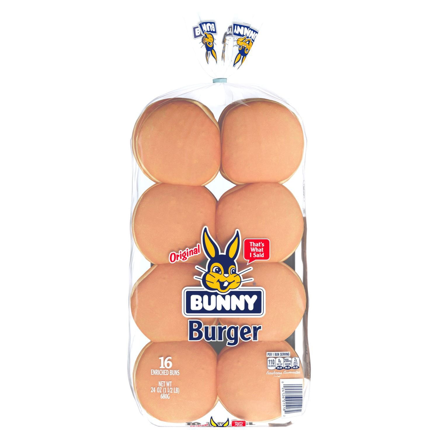 bunbun☆ Bunny Original Hamburger Buns, 16 ct. - Samsclub.com