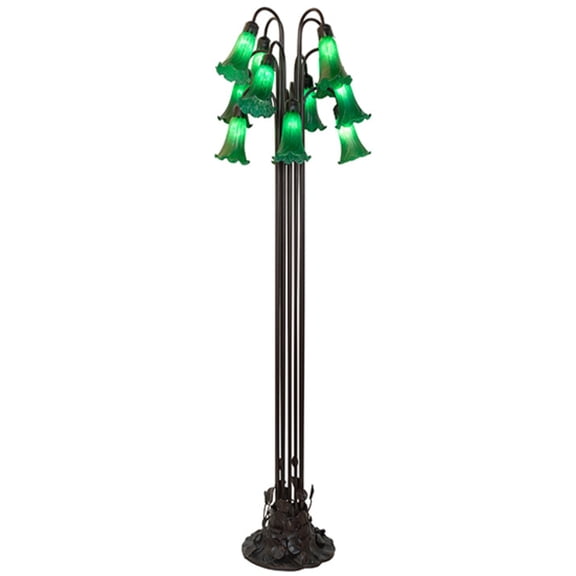 Meyda Tiffany 15881 12 Light 63" Tall Tree Floor Lamp - MultiColor