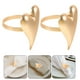 thumbnail image 5 of 6 piezas de servilletas de servilleta de San Valentín anillos de servilleta de boda de San Valentín Heart Serviette Anillos, 5 of 5
