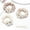 MIX COLOR-3PCS, variant on Dalrosia 3PCS Pearl Hair Ties Elastic Satin Hair Scrunchies Pearls Ponytail Holder Hair Accessories for Women