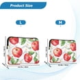 thumbnail image 4 of FORMRS 15"-15.6" Laptop Sleeve Protective Case Soft Carrying Quilted Computer Bag Cover, White Apple Pattern, 4 of 7