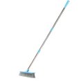 thumbnail image 2 of Lawor 8.6” Heavy Duty Push Broom Brush With 45"" Long Handle,Stainless Steel Deck Scrub Brush,Outdoor Broom For Cleaning Bathroom, Kitchen, Patio, Garage, Deck, Concrete,Stone, And Tile Floors Blue, 2 of 9