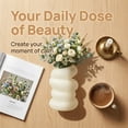 thumbnail image 3 of REGALWOVEN Clear Acrylic Flower Vase, Unbreakable Small Bud Vase for Short Stem Bouquets, Shatterproof Plastic Vase for Desk White 3.5"L x 3.5"W x 5.9"H, 3 of 6