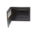 thumbnail image 3 of Men's Leather Credit Card ID Stitch Design Black Wallet 3.4 x 4.5 inches, 3 of 5