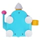 thumbnail image 4 of Máquina de burbujas para niños máquina de burbujas portátil multifuncional de plástico máquina de burbujas de baño de espuma con forma de helado DIY juguete para hacer ANGGREK Otros, 4 of 8