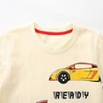 thumbnail image 4 of Tiijoy Boys Summer Outfits Car Print Short Sleeve T-Shirt Shorts Set, Sizes 2-8, 4 of 5