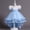 Blue, variant on XMMSWDLA Toddler Girl Clothes Children's Dresses Girls Sleeveless Princess Dress Flower Mesh Dress