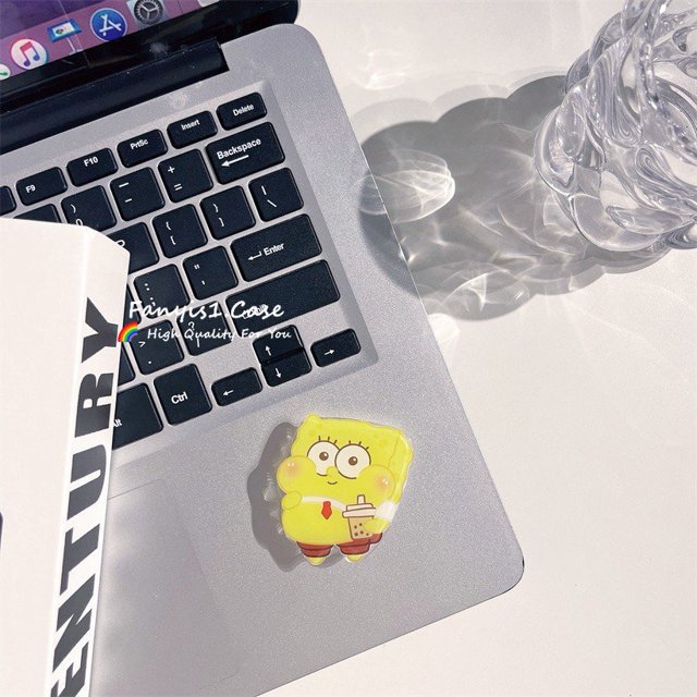 Soporte Para Teléfono Ins Creative Cute Cartoon Airbags Sosteniendo Un Móvil Universal Plegable El Colocado Popsocket Ubicación Del