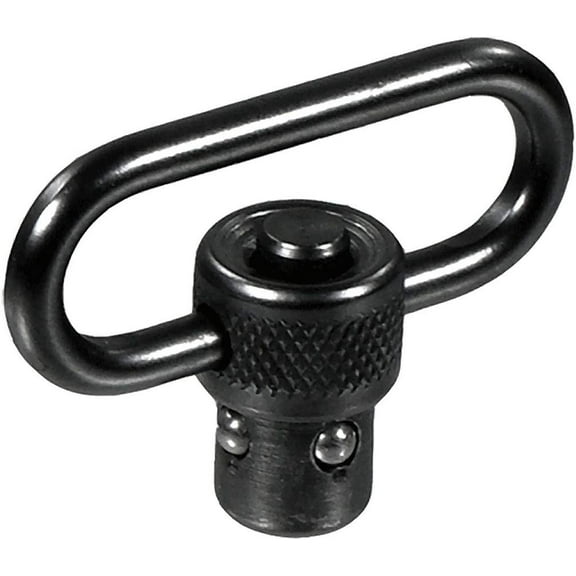 UTG Standard Duty Push Button QD Sling Swivel, 1.25" Loop
