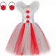 thumbnail image 3 of Disfraz de payaso Pennywise para niña, disfraz de tutú elegante para fiesta de carnaval, disfraz de Joker espeluznante para Halloween, ropa para niños, 3 of 5
