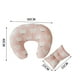 thumbnail image 2 of Almohada de lactancia para bebés en apariencia de U, almohada para , soporte para bebés Cojín de cinturo de alimentación transpirable Almohada Gato rosa, 2 of 8