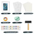 thumbnail image 2 of Kit de impresión con placa de gel INNOVAYOU, 13 colores, 12 plantillas, 2 of 7