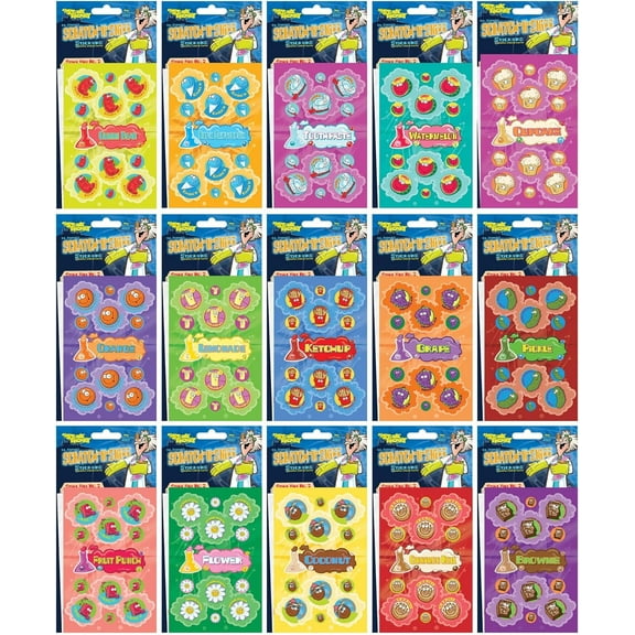Just For Laughs Dr. Stinky's Scratch N Sniff Stickers, 15-Pack