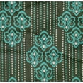 thumbnail image 4 of oneOone Organic Cotton Poplin Twill Fabric Ethnic Ikat Print Sewing Fabric BTY 42 Inch Wide, 4 of 4