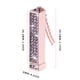 thumbnail image 3 of Xihbxyly Almacén de liquidación Collar de diamantes de doble capa con colgante tridimensional retráctil, 3 of 6