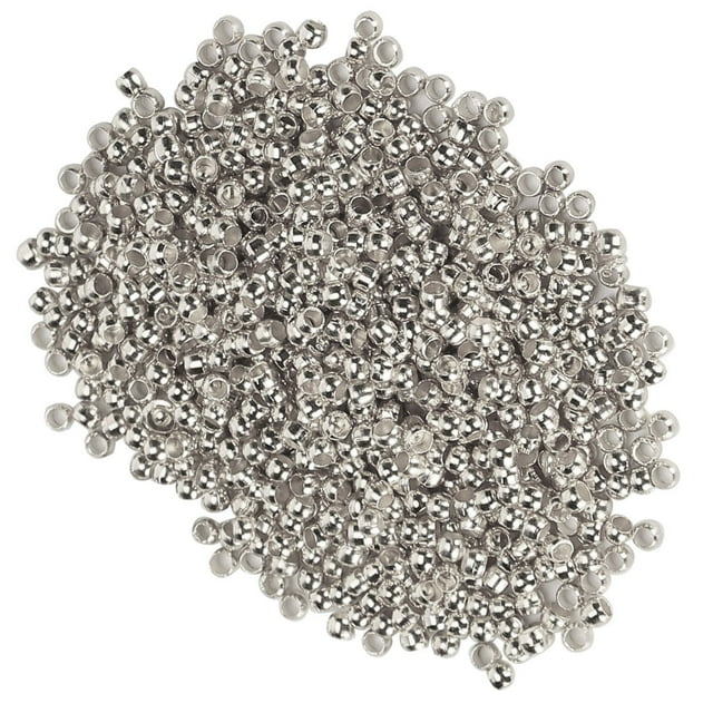JUEGO DE 500 CUENTAS DE ANTARZADO, TERMINADORES DE HIERRO ESPACIRESTORES REDONDOS PARA PULSERA DE COLLAR, Disero Simple, Facle Fablicacia de Joyas, Accesorios de Diseño Con