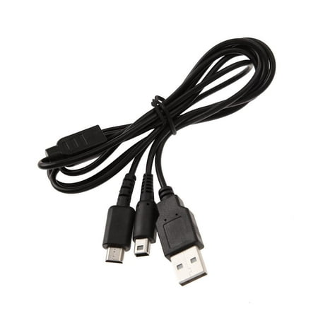HZEWLS 1.2m USB Data Charging Cable Charger Wire Cord for Nintendo NDSI 3DS NDSL USB Data Charging Cable for Nintendo NDSI 3DS NDSL Description: Charging Cable For Nintendo NDSI 3DS NDSL Feature: Condition: New Design: Dual Connection Play and Charge at the same time Small and lightweight for convenient portability and storage. Specification: Color: Black Length: 1.2 m approx Compatible with: Nintendo NDSI 3DS NDSL Note: NOT compatible with: Nintendo DS/ DSi LL/ XLh Included: 1 x 2 in 1 USB Charging Cable