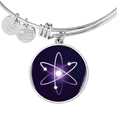thumbnail image 1 of Cosmos (ATOM) Bracelet en Acier Inoxydable Ou or 18k Cercle, 1 of 7