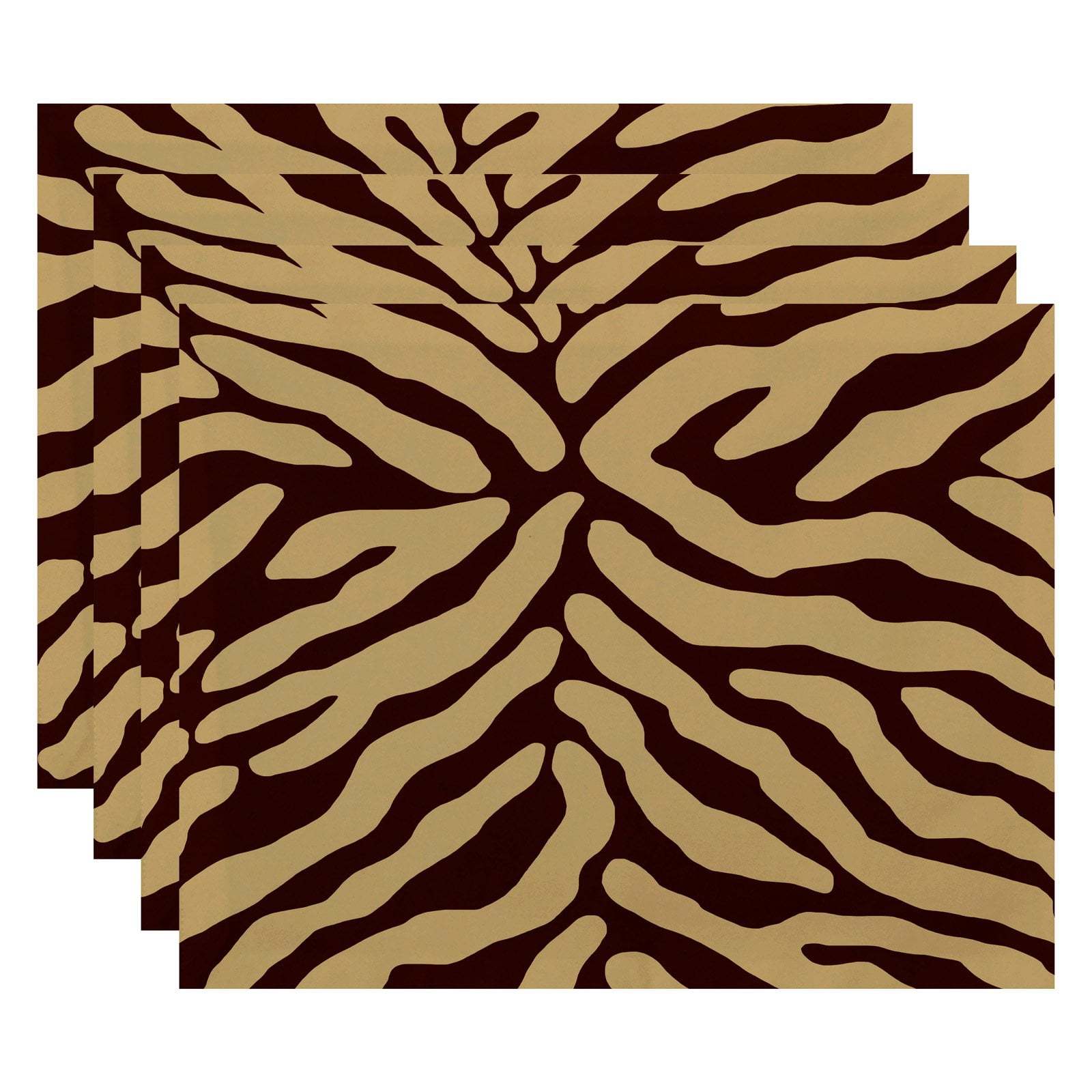 Simply Daisy 18 X 14 Animal Stripe Geometric Print Placemat Walmart Com Walmart Com