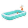 thumbnail image 7 of H2OGO! Inflatable Family Pool, Dunk'n Splash 8'3" x 66" x 40" Pool with Basketball Game, 7 of 7