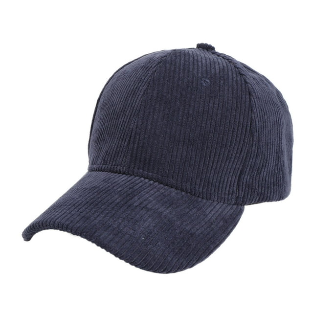 Gorra de béisbol unisex de verano de pana lisa: ajustable, ligera, estilo vintage, adecuada para la playa y actividades al aire libre.