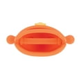 thumbnail image 6 of Nuby Wrist Grip Silicone Teething Mitten for Babies, Coral Bear, 6 of 8