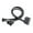 B, variant on PC Cooling Systems Splitter Cable SATAs Powereds 4Pin/3pin Fan Adapter With Reinforced Meshes Coating And Secure Installation