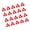 Red, variant on MOMOJIA Pyramid Paint Stand Rack For Woodworking And Painting Projects ABS Construction