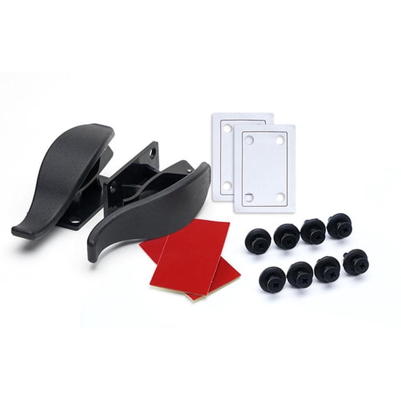 SharkTRUE Car Trunk Hooks 2 Pack Universal Car Seat Back & Trunk Storage Organizer Clips for Umbrellas, Shopping Bags, or Gear