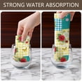 thumbnail image 4 of 2 Pcs Pioneer Flower Floral Print Pattern Kitchen Towels, Funny Microfiber Dish Towel Set, 18" X 26" Tea Towels, 4 of 6