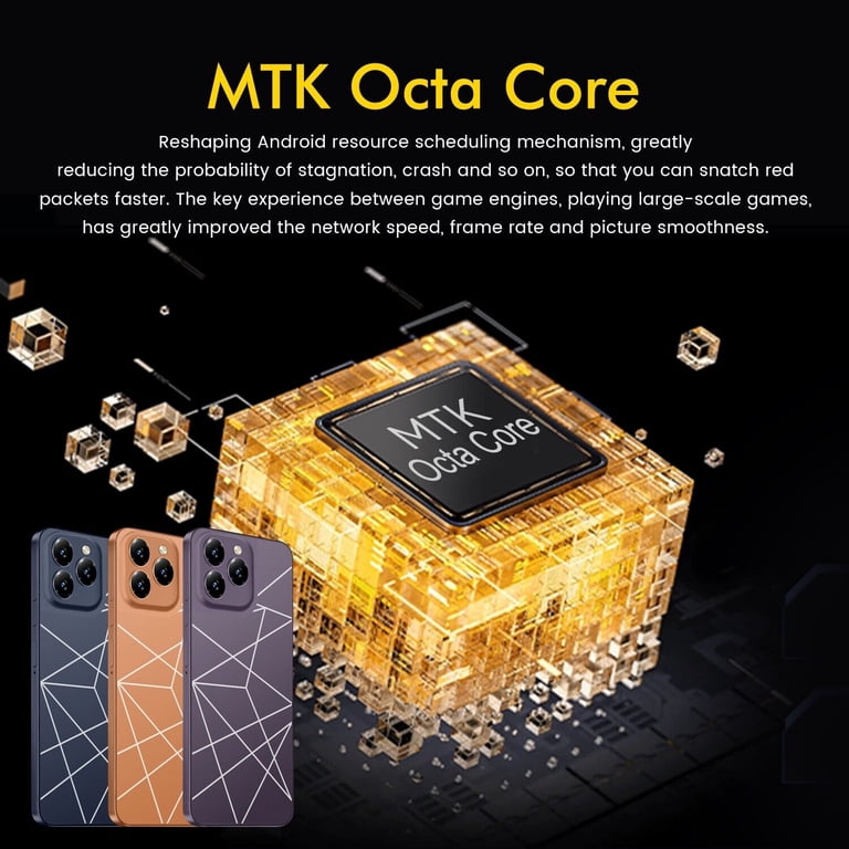 Unlocked 6.8'' Android 12 cell phone 12GB+512GB 1920*1020 Octa