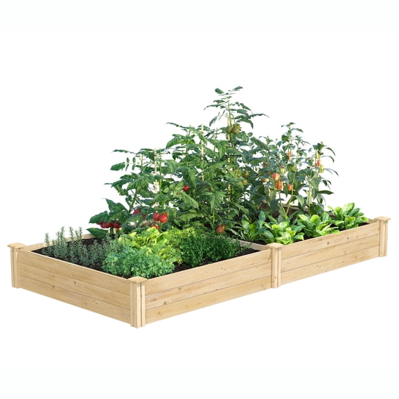 Greenes Fence Cedar Raised Garden Bed, Multiple Sizes
