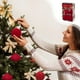 thumbnail image 1 of Christmas Decorations 6 Piece Flocked Christmas Balls Christmas Decoration SetMultiple Styles Of Christmas Tree Decorations Can Also Be Used For Other Party, 1 of 6