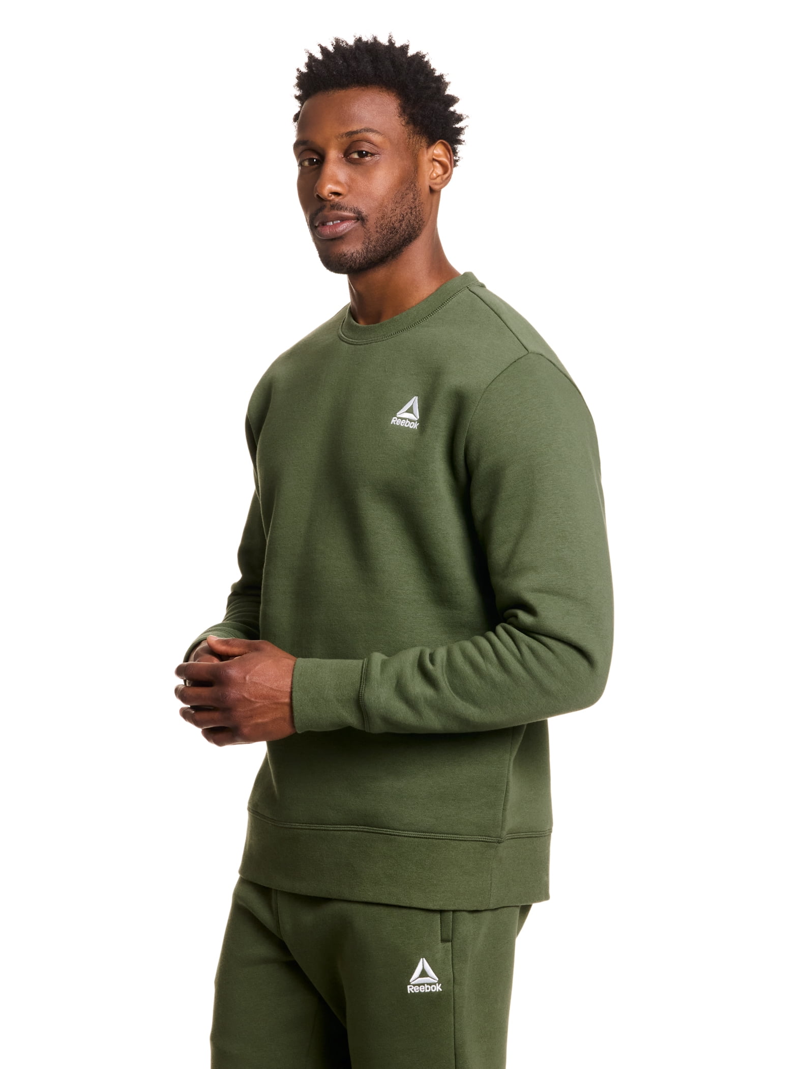Reebok Men's and Big Men's Game Day Fleece Crewneck Sweatshirt, Sizes XS-5XL