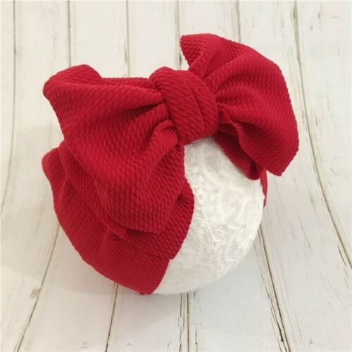 Infant red bow headband deals