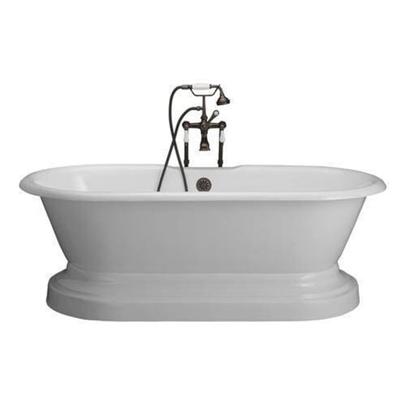 BarclayTub Kit 67" CI Dbl Roll Top