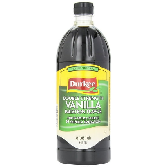 6 PACKS : Durkee Extract, Imitation Double Strength Vanilla, 32-Ounce Packages