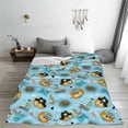 thumbnail image 5 of Lsque funny lion in pirate Pattern Fuzzy Fleece Throw Blanket Extra Large,Super Soft,Fluffy and Warm Blankets for Couch,Bed,All Season Use-60"x50", 5 of 7