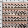 thumbnail image 2 of oneOone Cotton Poplin Peach Fabric Geometric|Leaves & Floral Block Diy Clothing Quilting Fabric Print Fabric By Yard 42 Inch Wide, 2 of 4
