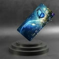 thumbnail image 6 of Blue Butterfly and Earth Funny Personalized License Plate Rust-proof Stainless Steel Metal License Plate Suitable For Men And Women 12.2" x 6.2", 6 of 7