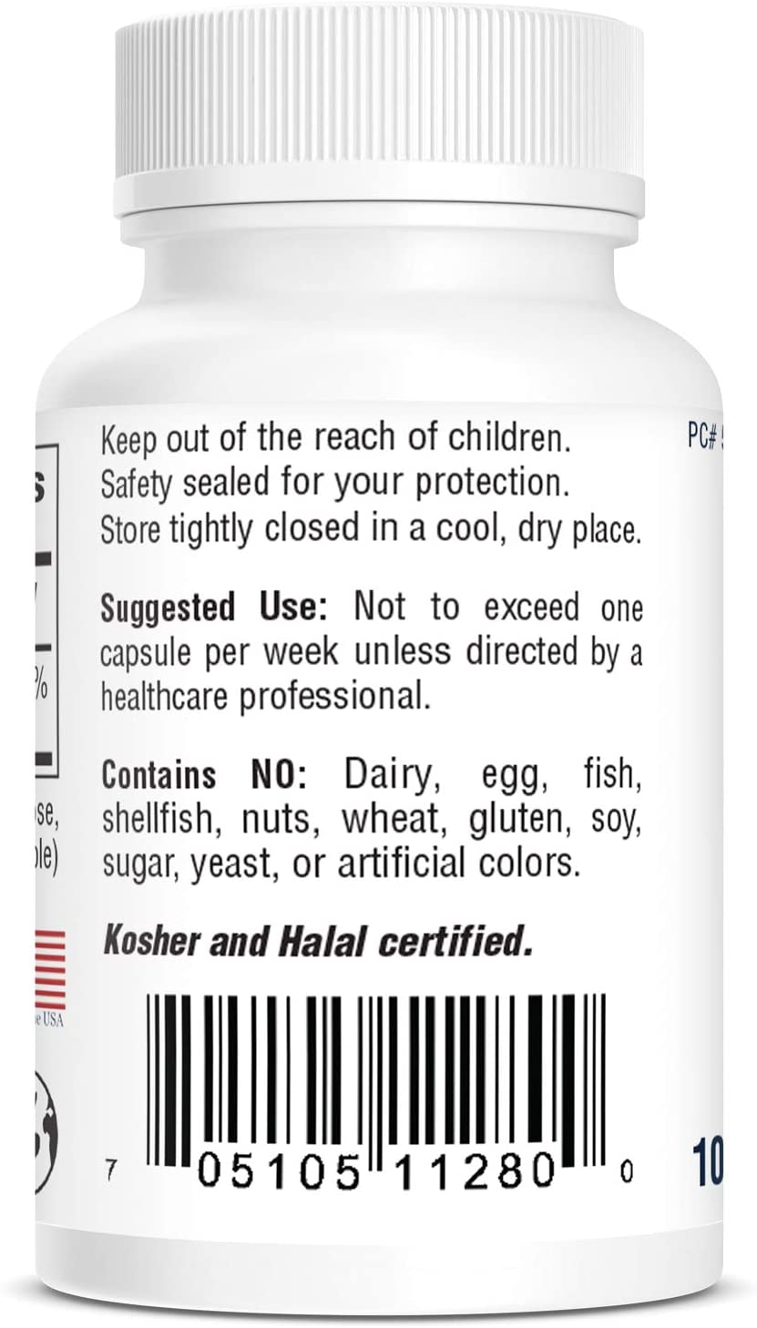 Bio-Tech Pharmacal D3-50 50,000 IU, 100 Vegetable Capsules – All-Natural Supplement – Supports Bone & Immune Health – No Dairy, Fish, Gluten, Peanut, Shellfish, & Soy